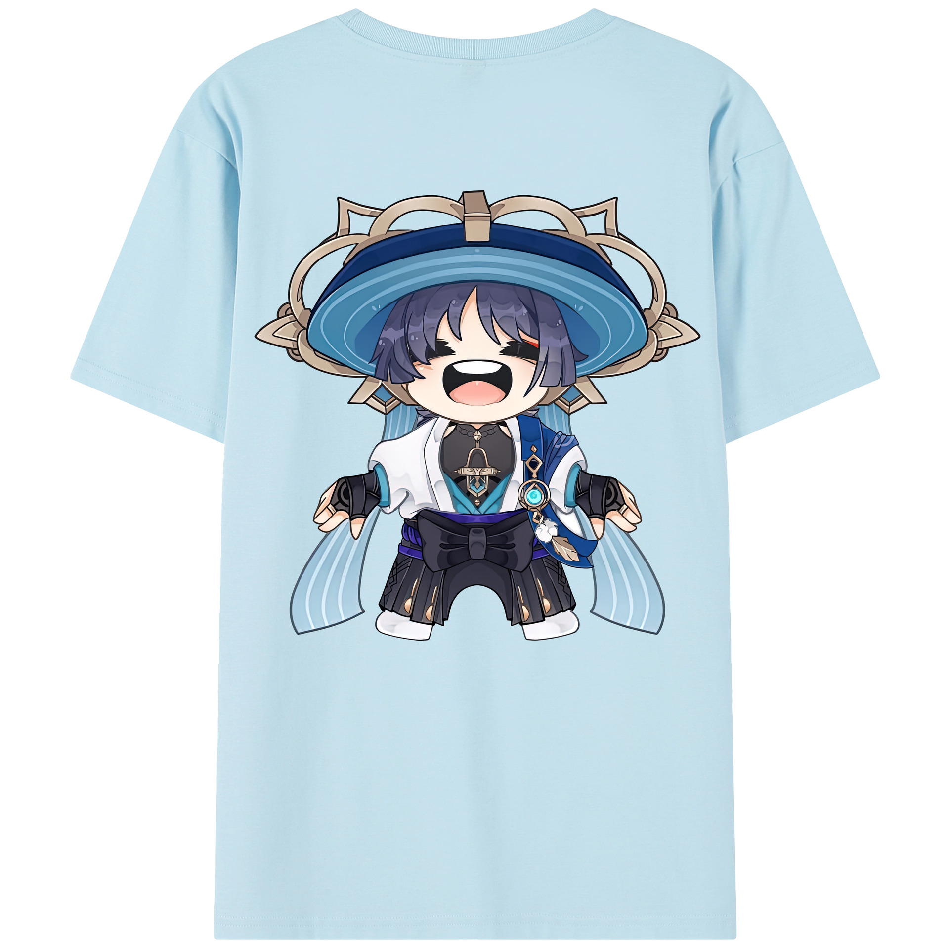 げんし神 さんペい genshin Sanpei 綿100％半袖Tシャツ（背面プリント）